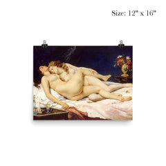 Les Deux Amies by Gustave Courbet, 1866 poster 3