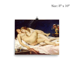 Les Deux Amies by Gustave Courbet, 1866 poster 4