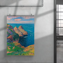Les Falaises au Bord de la Mer by Henry Moret poster 4