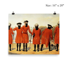 Les Gentilshommes du Duc d’Orléans dans l’habit de Saint-Cloud by Henri Félix Emmanuel Philippoteaux, 1839 poster 2