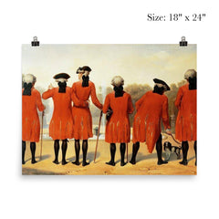 Les Gentilshommes du Duc d’Orléans dans l’habit de Saint-Cloud by Henri Félix Emmanuel Philippoteaux, 1839 poster 5