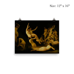 Les Nymphes by Luis Ricardo Falero, 1878 poster 3