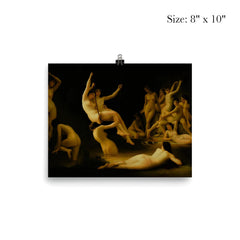 Les Nymphes by Luis Ricardo Falero, 1878 poster 4