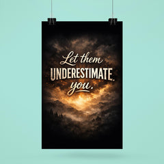 Let them underestimate you poster 6