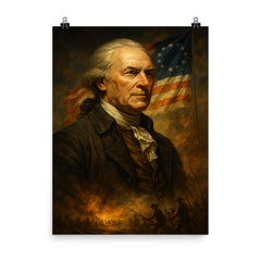 Lewis Morris poster on a plain backdrop in size 8"x10".