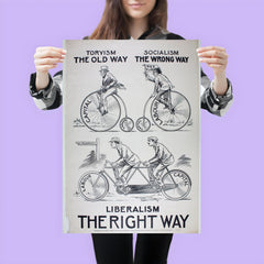 Liberalism, the Right Way - 1924 Liberal Party Campaign Poster poster 3