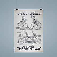 Liberalism, the Right Way - 1924 Liberal Party Campaign Poster poster 9