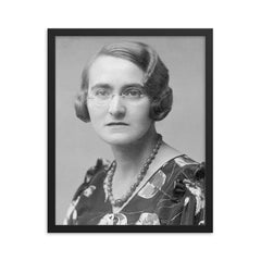 Lidia Zamenhof framed print on a plain backdrop in size 16"x20".