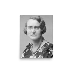 Lidia Zamenhof poster on a plain backdrop in size 12"x16".