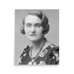 Lidia Zamenhof poster on a plain backdrop in size 16"x20".