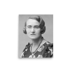 Lidia Zamenhof poster on a plain backdrop in size 8"x10".