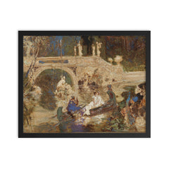 Liebesklage by Alexander Rothaug framed print on a plain backdrop in size 16"x20".