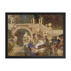 Liebesklage by Alexander Rothaug framed print on a plain backdrop in size 18"x24".