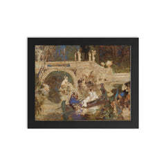 Liebesklage by Alexander Rothaug framed print on a plain backdrop in size 8"x10".