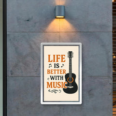 Life is better with music poster 2