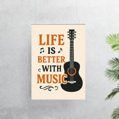Life is better with music poster 7