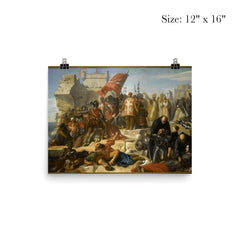 Lifting of the Siege of Malta by Charles-Philippe Larivière, 1842-1843 poster 3