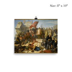 Lifting of the Siege of Malta by Charles-Philippe Larivière, 1842-1843 poster 4