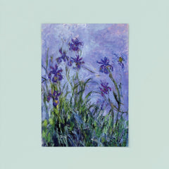 Lilac Irises by Claude Monet, 1917 poster 8