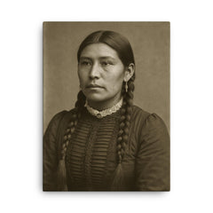 Linda Burhansstipanov canvas print on a plain backdrop in size 18"x24".