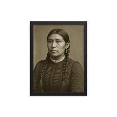 Linda Burhansstipanov framed print on a plain backdrop in size 12"x16".