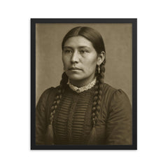 Linda Burhansstipanov framed print on a plain backdrop in size 16"x20".