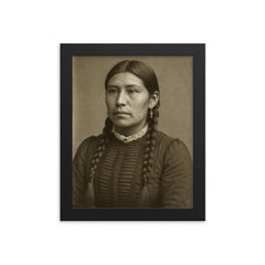 Linda Burhansstipanov framed print on a plain backdrop in size 8"x10".