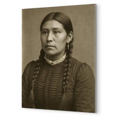 Linda Burhansstipanov metal print mockup