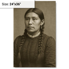 Linda Burhansstipanov metal print on a plain backdrop in size 24"x36".