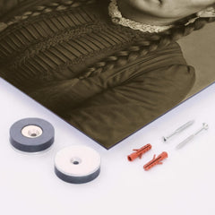 Linda Burhansstipanov metal print mockup