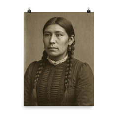 Linda Burhansstipanov poster on a plain backdrop in size 8"x10".