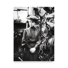 Lise Meitner poster on a plain backdrop in size 18"x24".