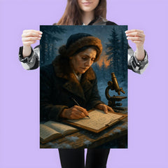 Lise Meitner winter exile calculating nuclear fission poster 3