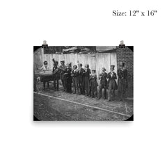 Little German Band Playing on the Streets of St. Louis, 1850 poster 3