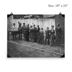 Little German Band Playing on the Streets of St. Louis, 1850 poster 5