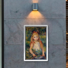 Little Girl with the Sheaf by Pierre August Renoir poster 2
