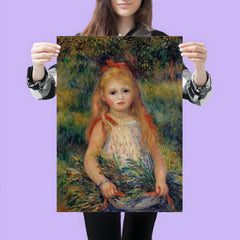 Little Girl with the Sheaf by Pierre August Renoir poster 3