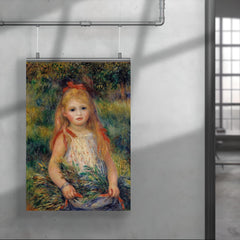 Little Girl with the Sheaf by Pierre August Renoir poster 4