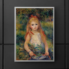Little Girl with the Sheaf by Pierre August Renoir poster 5