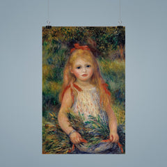 Little Girl with the Sheaf by Pierre August Renoir poster 9