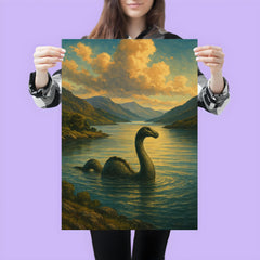 Loch Morar Scotland Morag poster 3