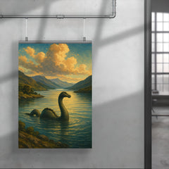 Loch Morar Scotland Morag poster 4