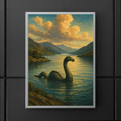 Loch Morar Scotland Morag poster 5