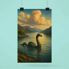 Loch Morar Scotland Morag poster 6