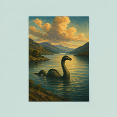 Loch Morar Scotland Morag poster 8