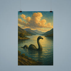 Loch Morar Scotland Morag poster 9