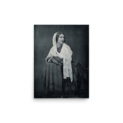 Lola Montez poster on a plain backdrop in size 12"x16".