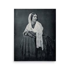 Lola Montez poster on a plain backdrop in size 16"x20".