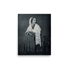 Lola Montez poster on a plain backdrop in size 8"x10".