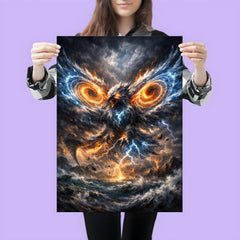 Lorenz attractor as storm bird of chaos poster 3